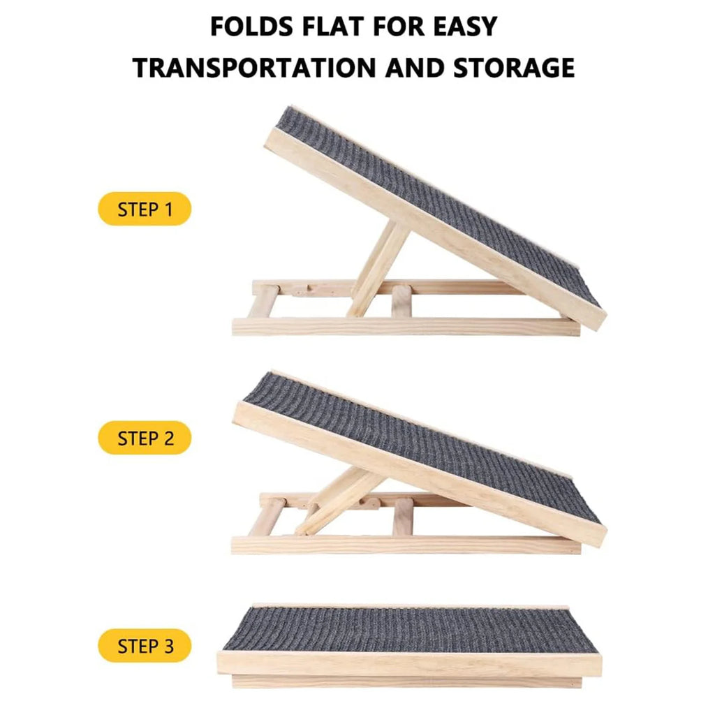 Wooden Pet Dog Safety Ramp Ladder