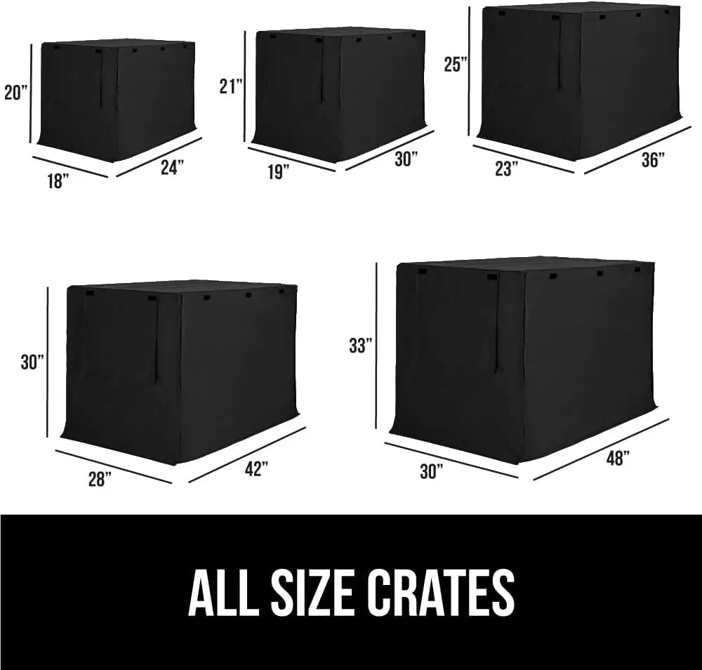 Durable Dog Crate Cover with Light Reducing Design