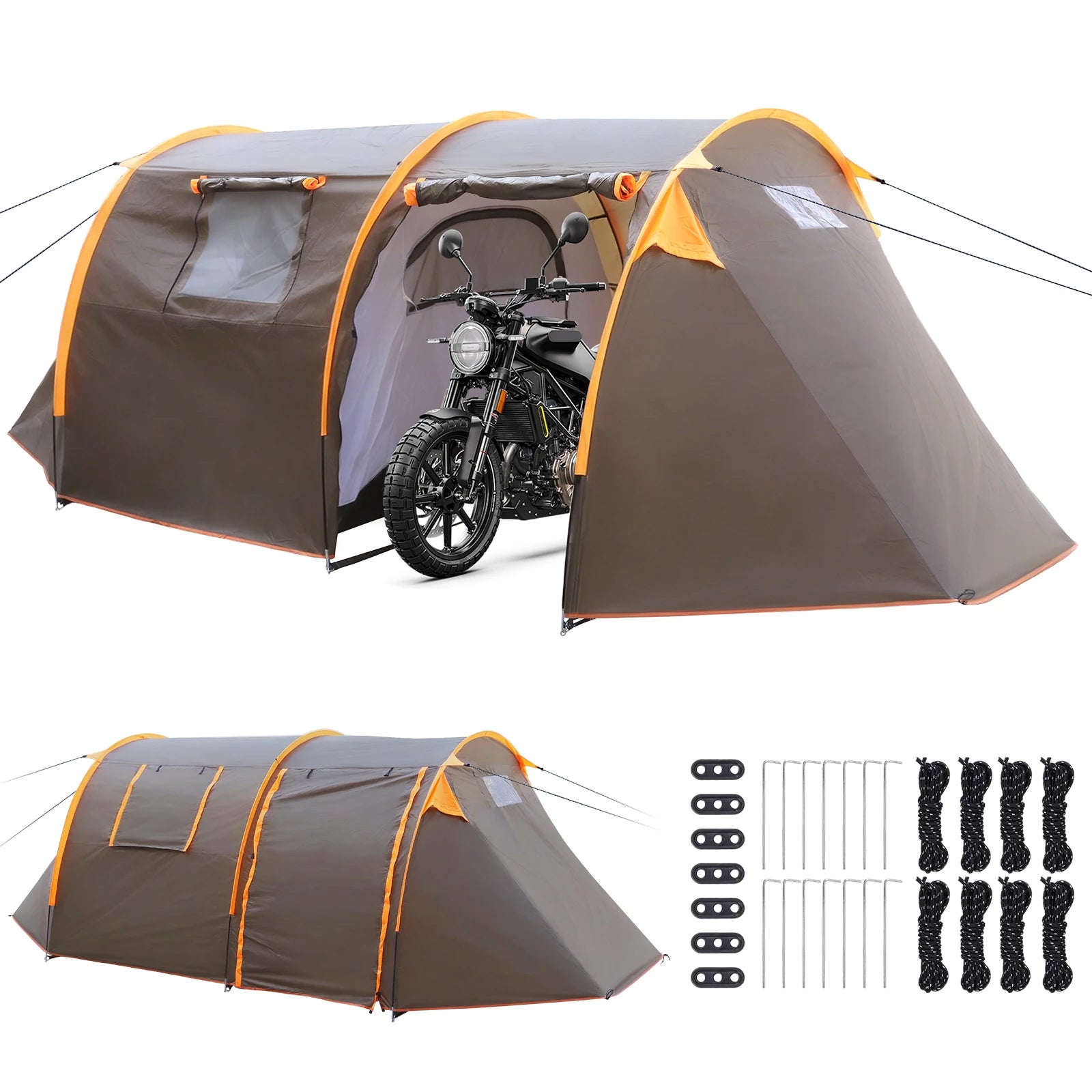 Oxford 2-Person Bike packing Tent Windproof Lightweight