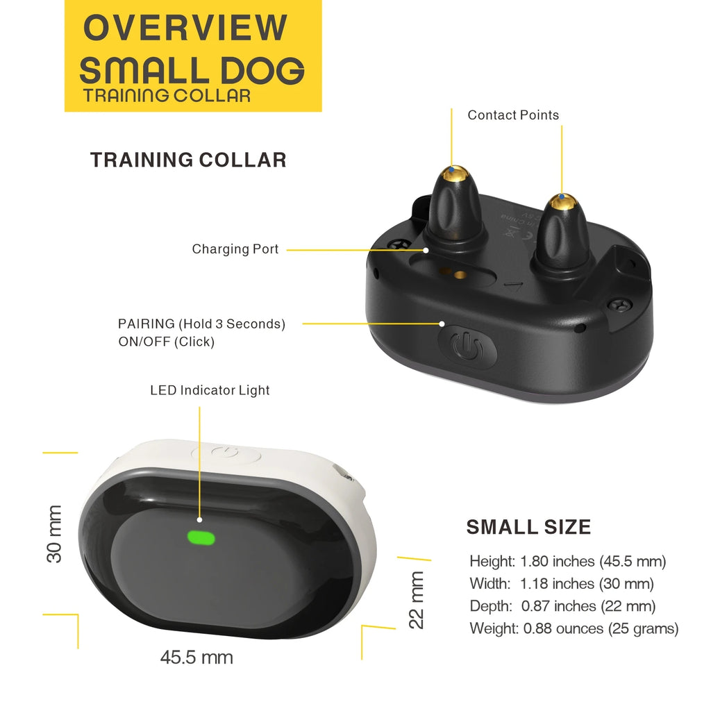 Rechargeable Small Dog Training Collar