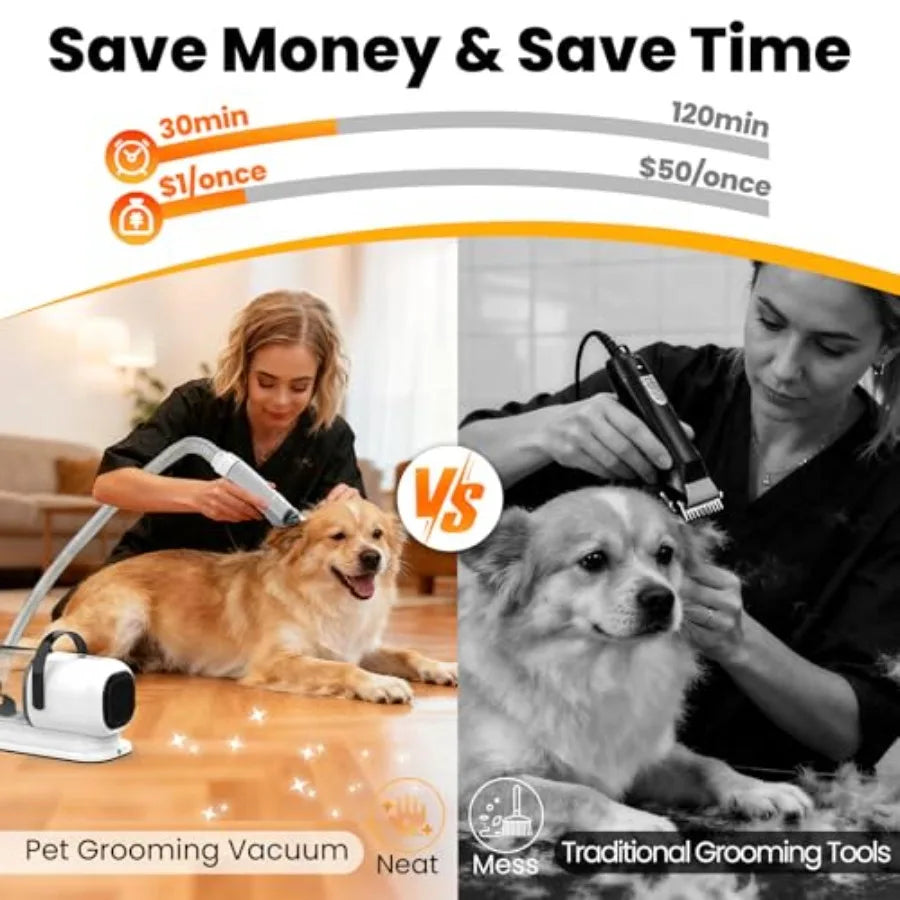 Dog Grooming Vacuum All-in-One Pet Grooming Kit