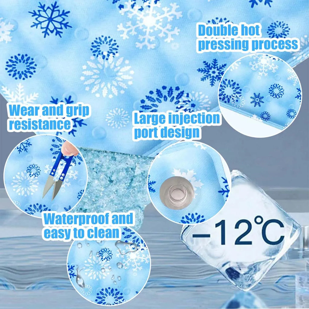 Pet Cooling Mat Dry Ice Cool Pad Water Injection