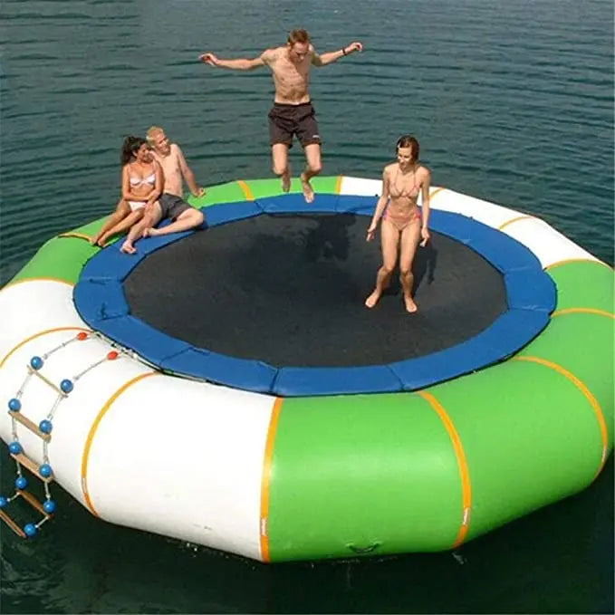 Round Water Park Equipment Inflatable Bungee Trampoline for Adult