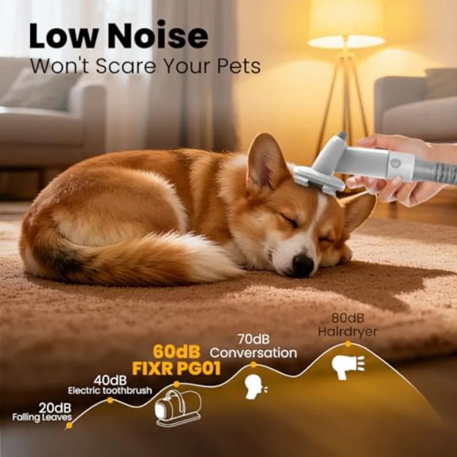 Dog Grooming Vacuum All-in-One Pet Grooming Kit
