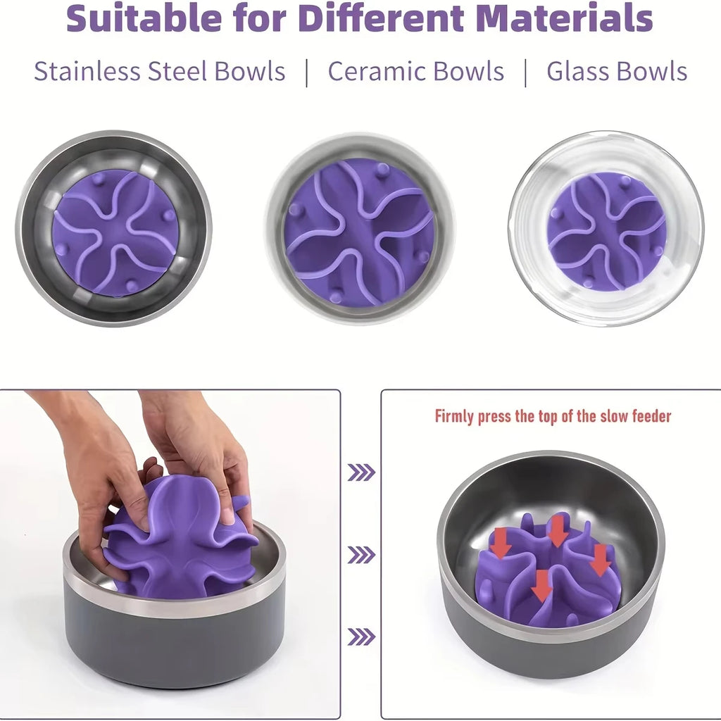 Soft Silicone Slow Feeder Insert