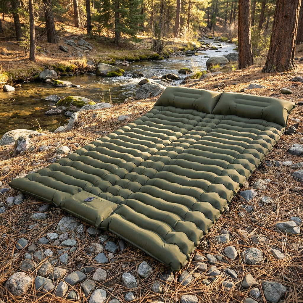 Camping Sleep Mat w/Pillow Inflatable