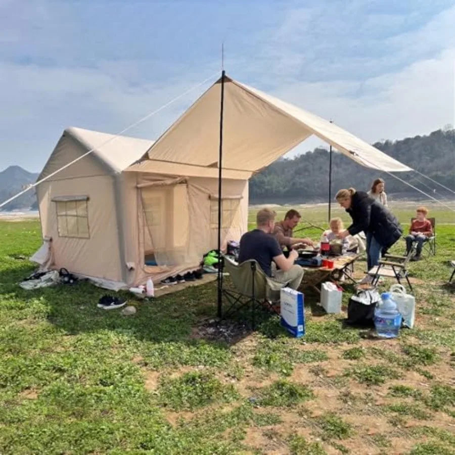 Luxury Glamping Inflatable Tent House for 6-8 Person