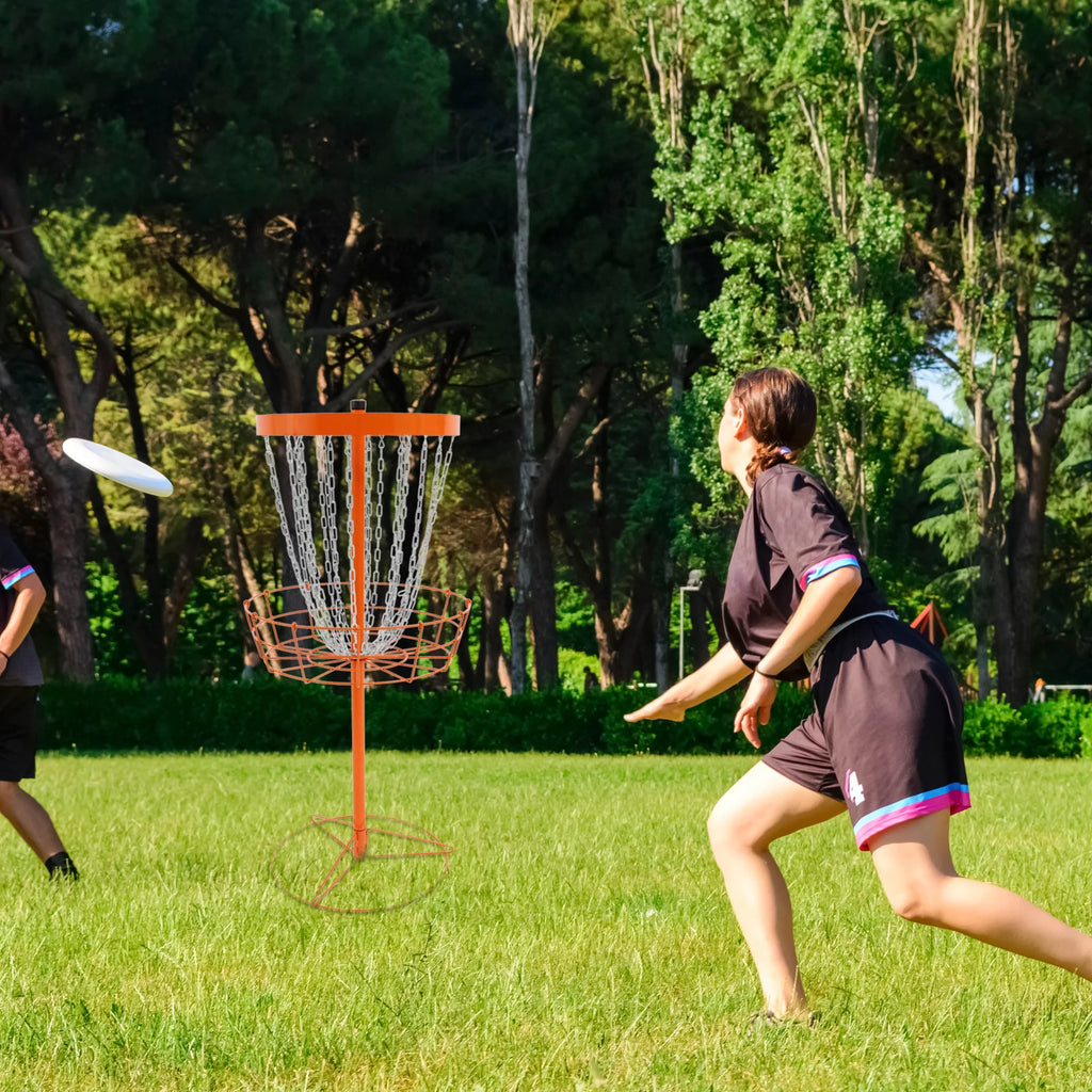Portable Disc Golf Basket 24 Chains