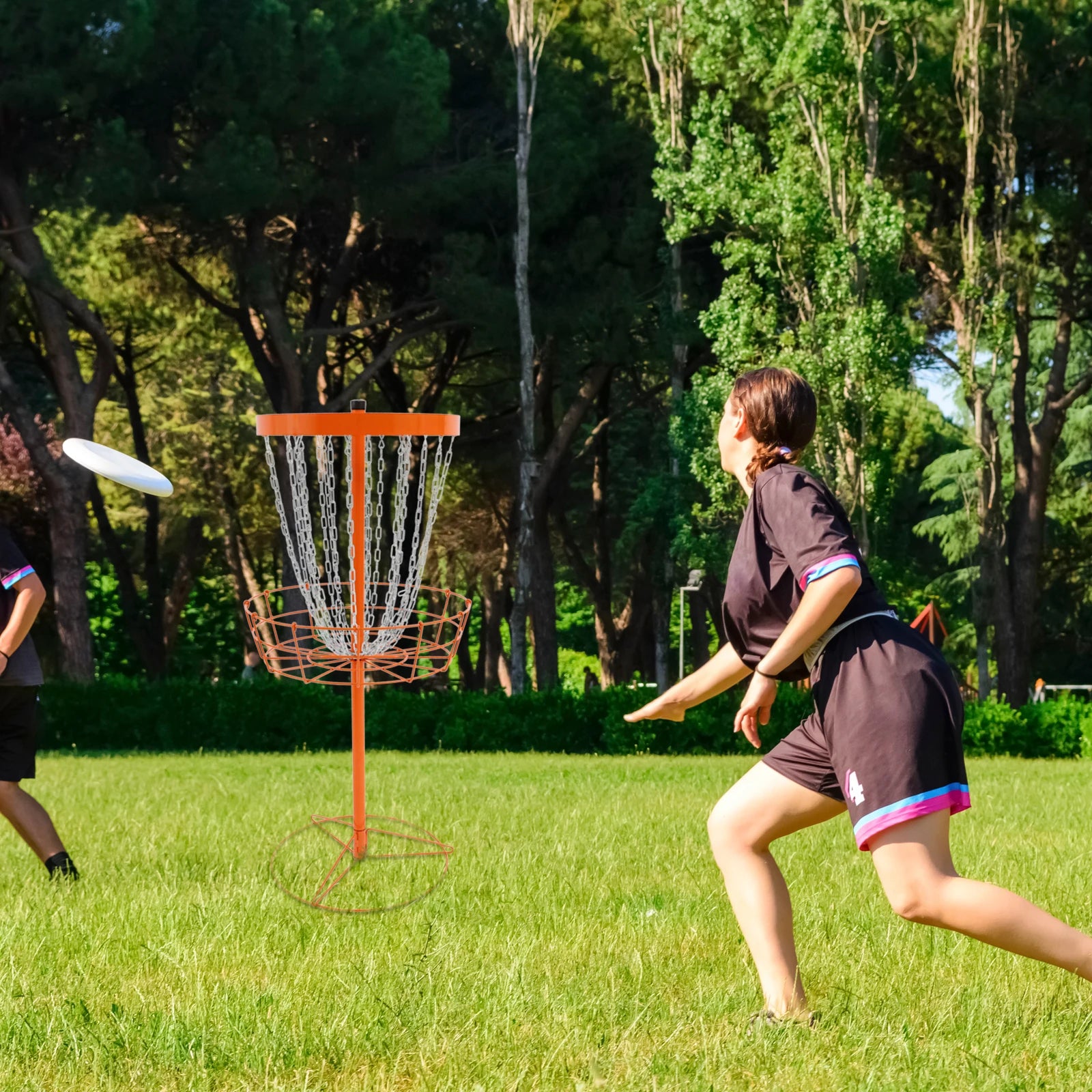 Portable Disc Golf Basket 24 Chains