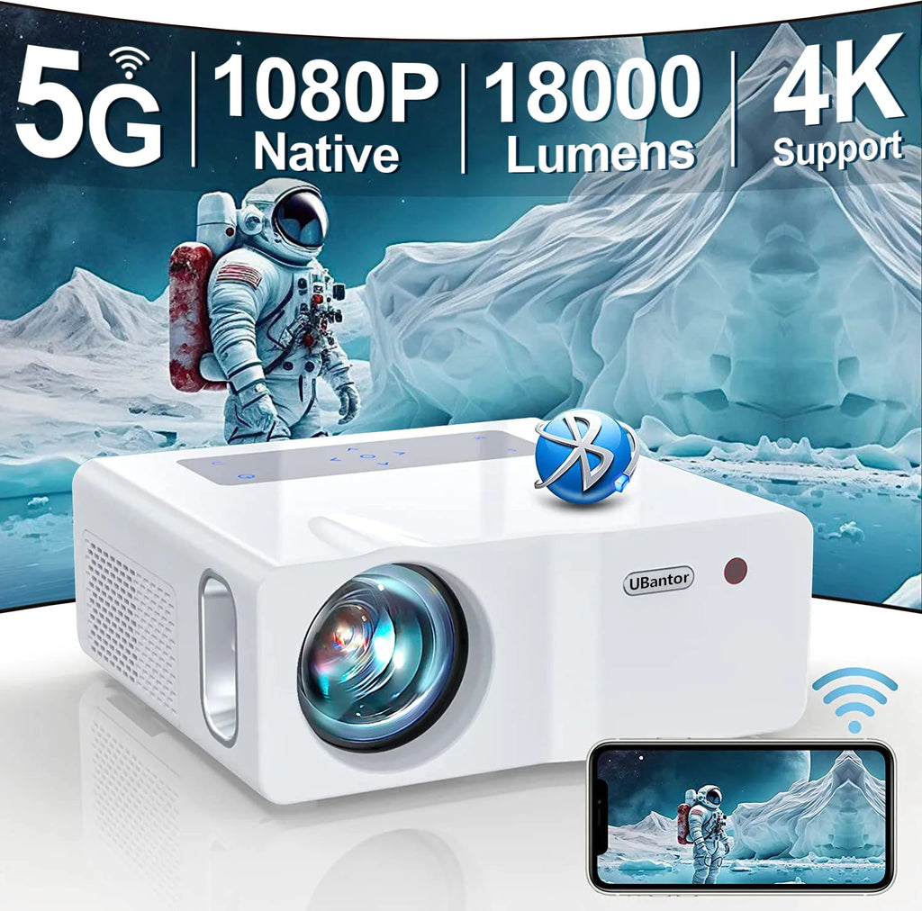 1080P 5G WiFi Projector/18000LM/Outdoor Movie