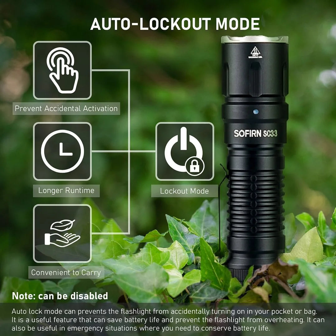 LED Tactical Flashlight Rechargeable Torch E-switch Outdoor Light