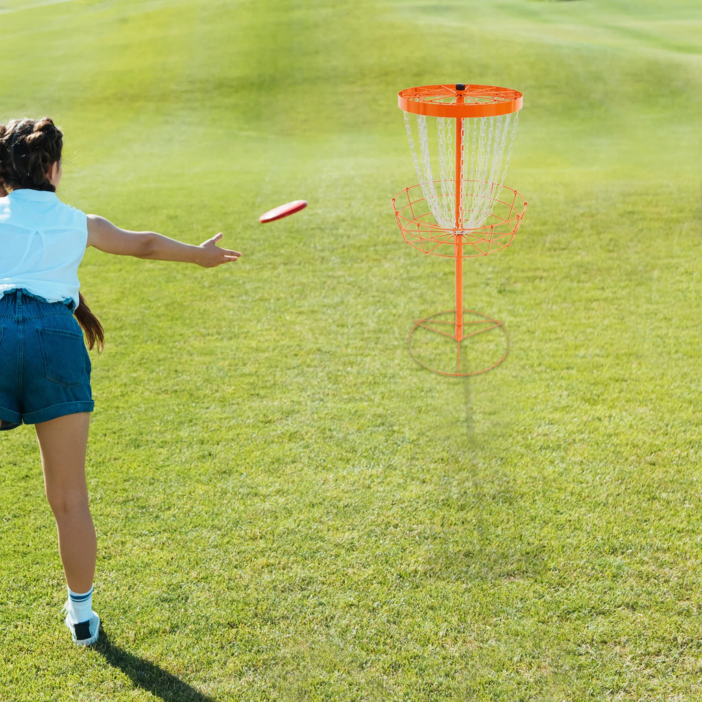 Portable Disc Golf Basket 24 Chains