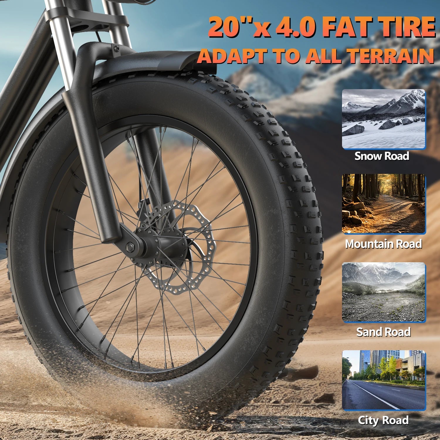 7-Speed Mountain electric bike