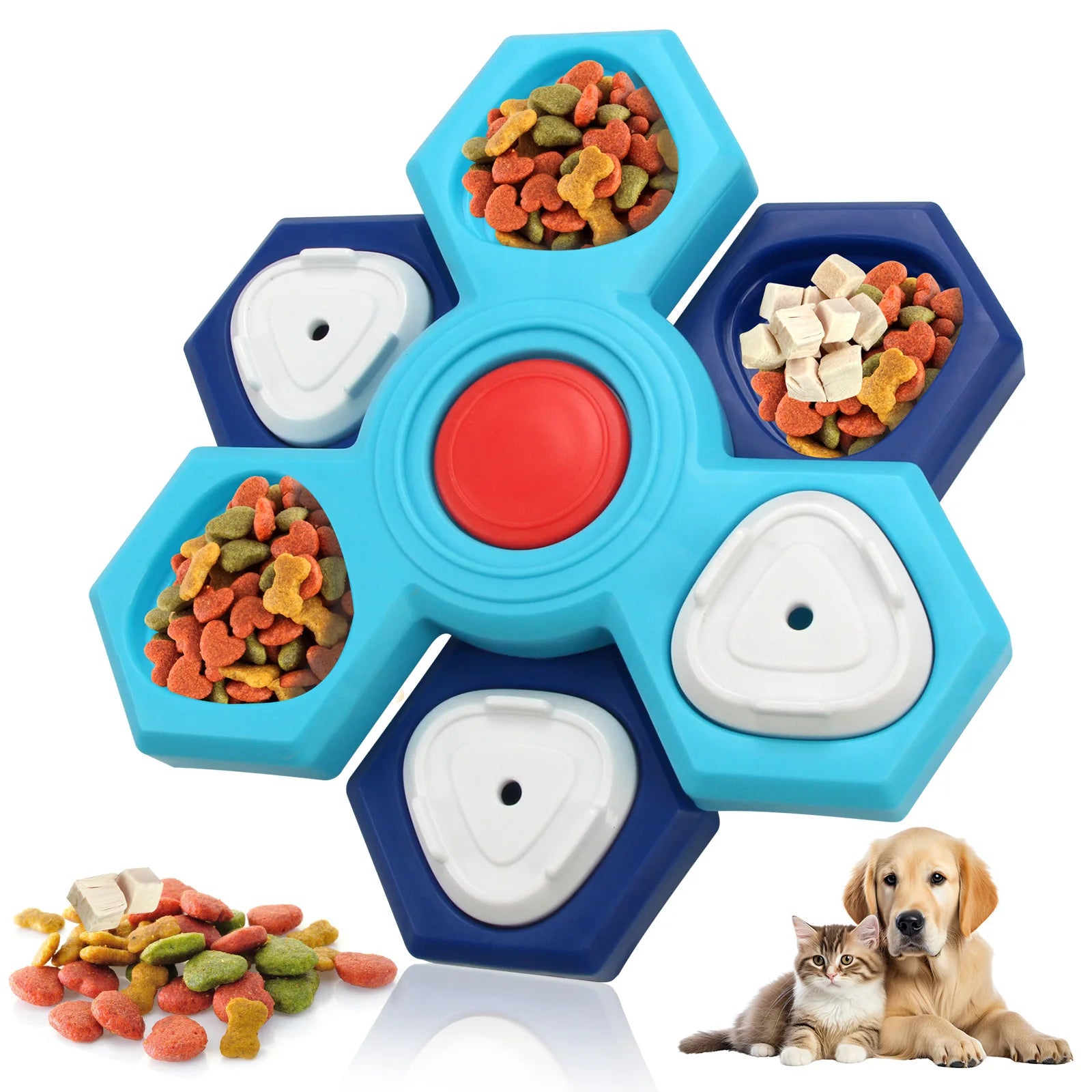 Dog Puzzle Toys Interactive Slow Food Tray
