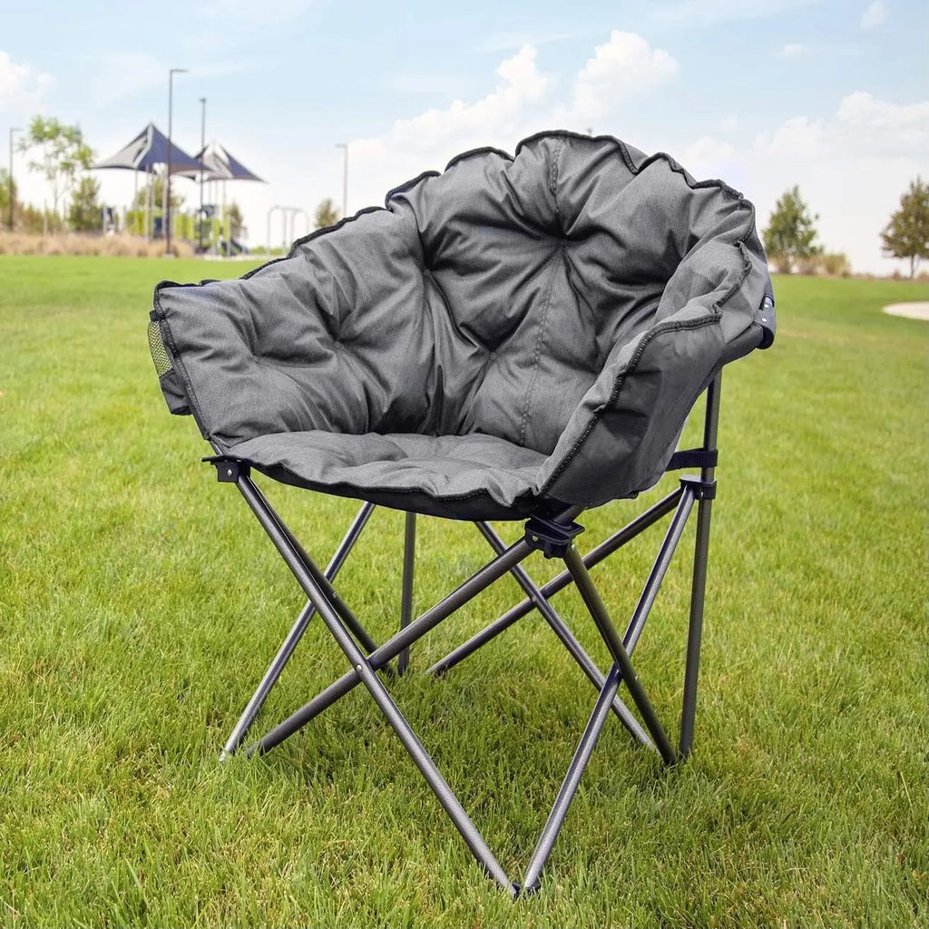 Folding Lounge Chair with Padded Cushion