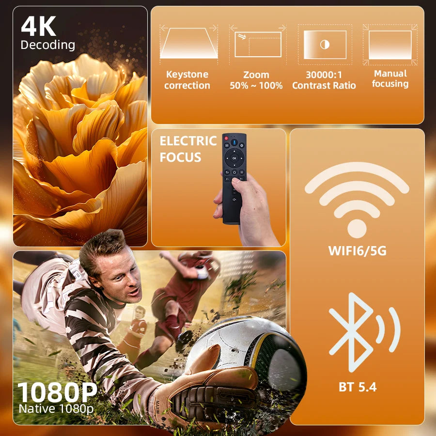 Smart Touch Screen Portable Projector