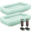 Travel Air Mattress Inflatable Bed Set with Raised Sides