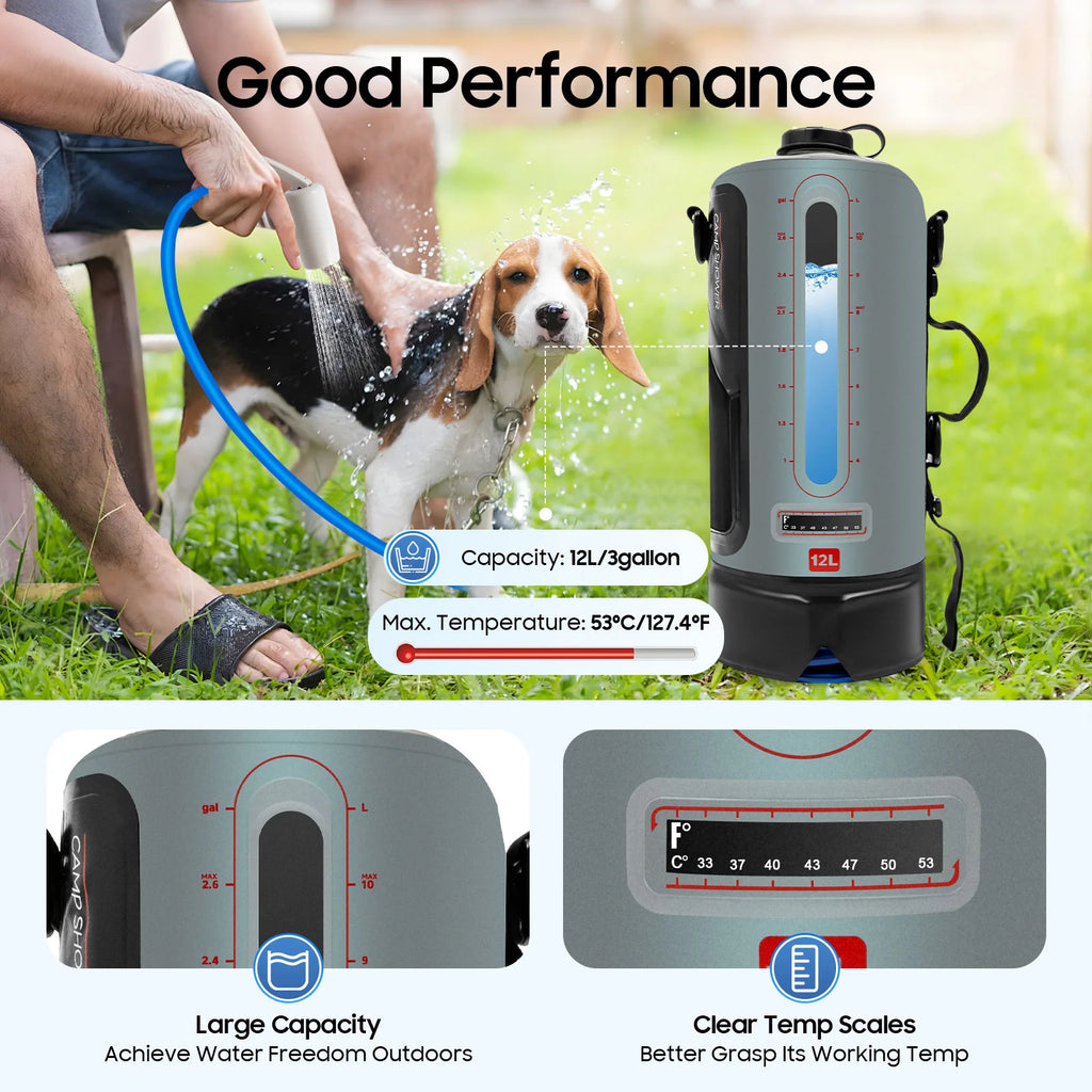 Portable Pressure Camp Shower Bag