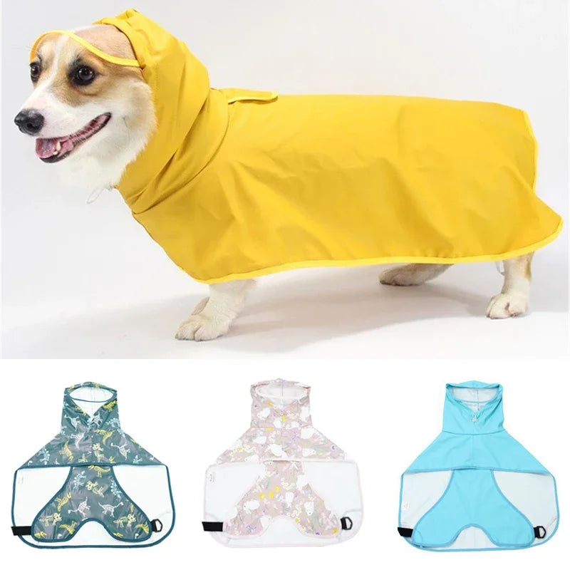 Rainy Season Puppy Dog Raincoat Waterproof Pet Clothes