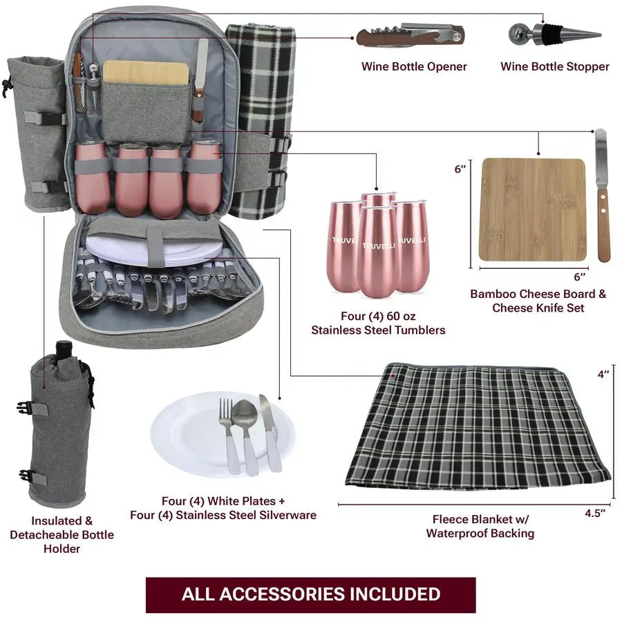 Insulated Picnic Basket Backpack