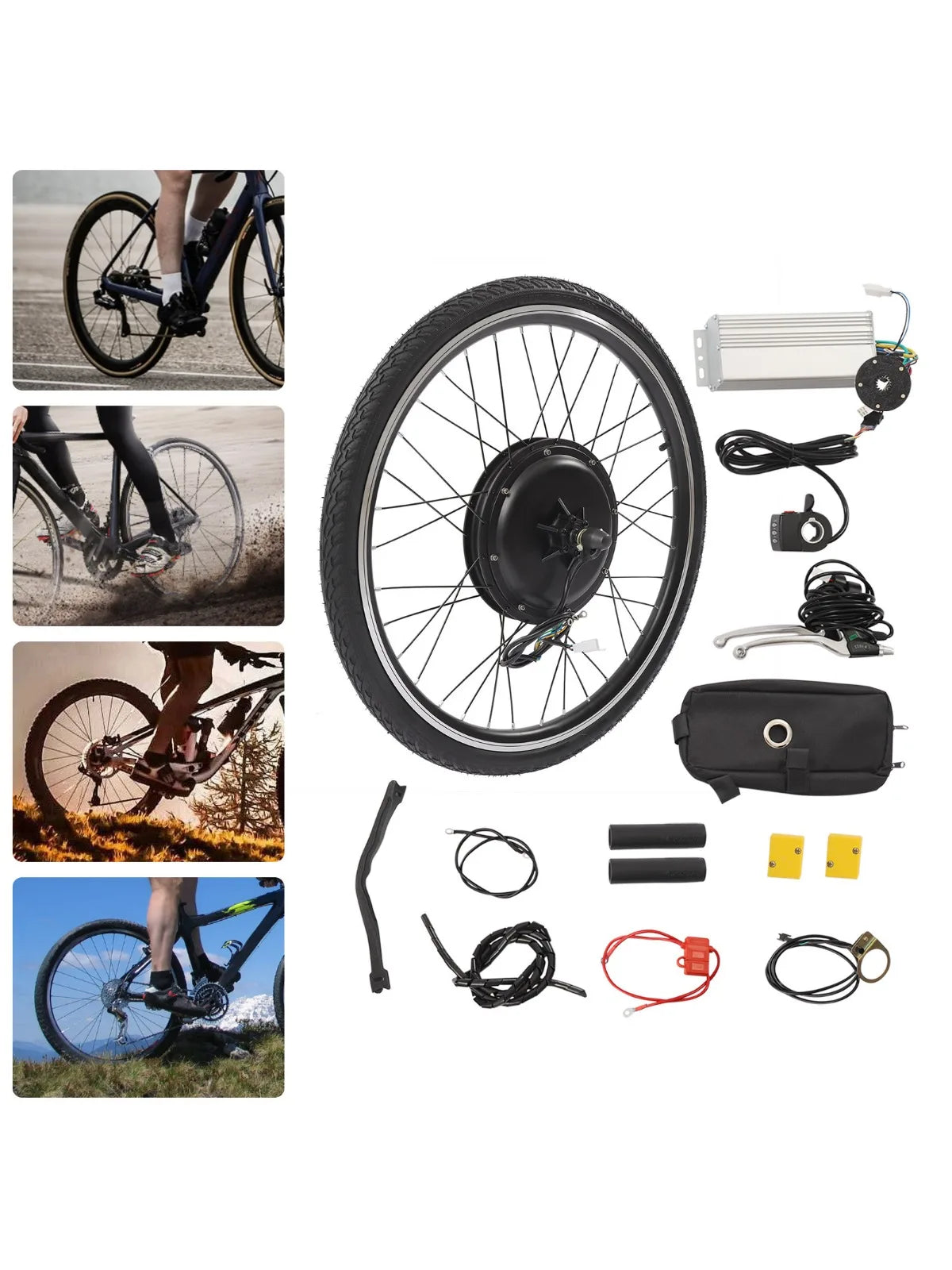 Electric Bike Conversion Kit 48V 1000W Rear Wheel
