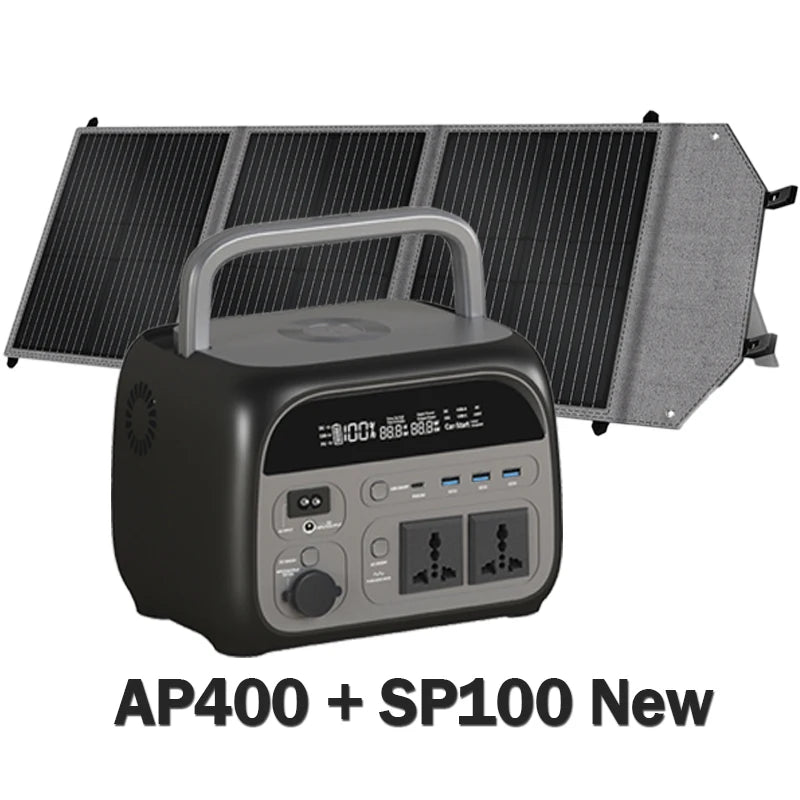 Camping Power Station 500W Portable Solar Generator