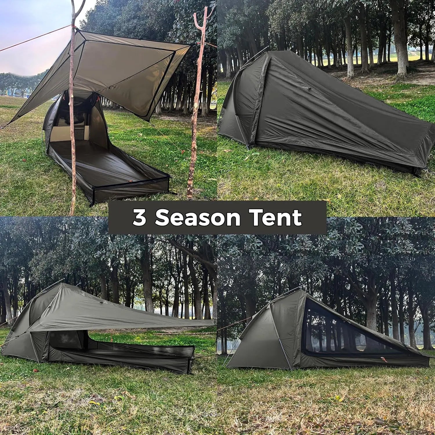 Ultralight One Person Tent with Rainfly