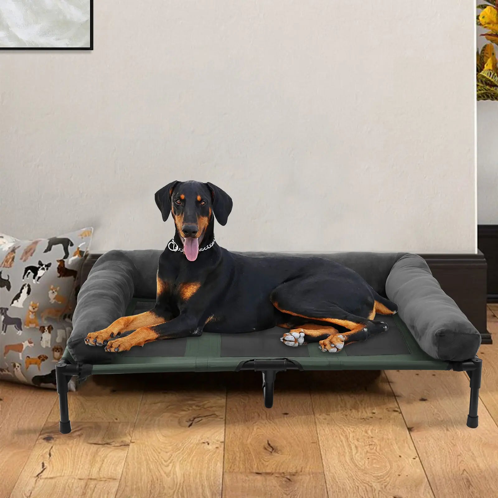 Dogs and Cats Indoor Outdoor Elevated Pet Lounger