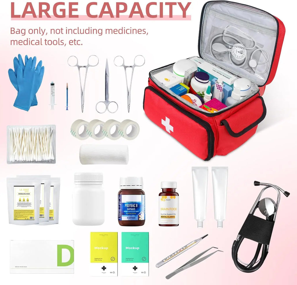 Empty First Aid Kit Storage Bag