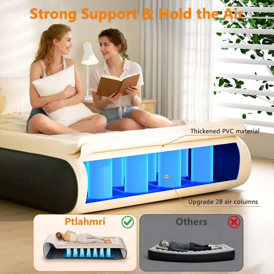 Air Mattress Full with Built in Pump for Camping