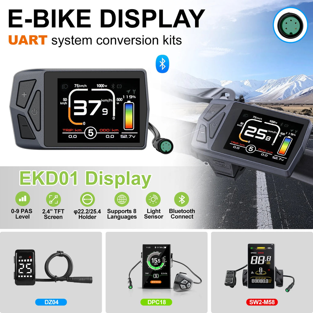 Electric Bicycle Conversion Kit eBike Rear Front Drive Engine