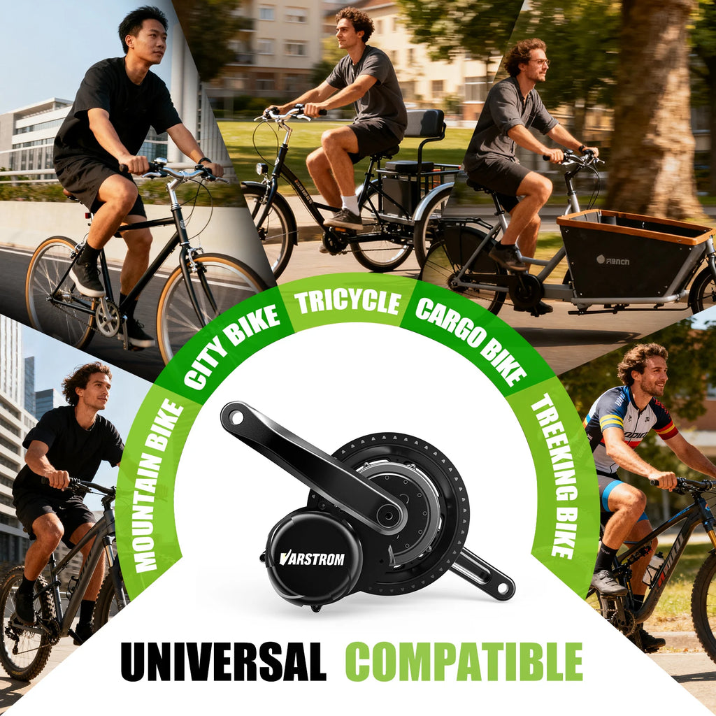 Electric Bicycle Central Mid Motor With Torque Sensor