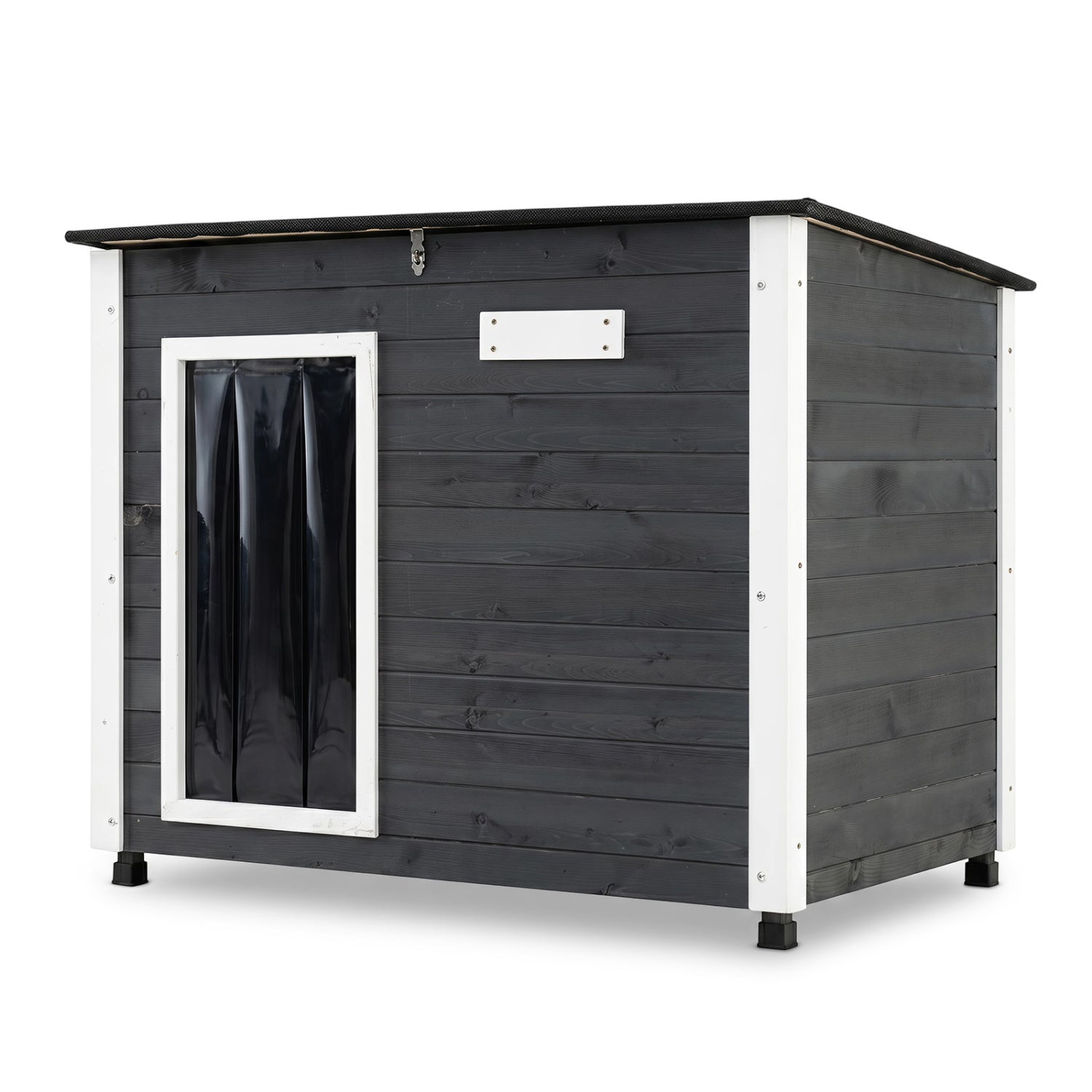 Wooden Dog House Outdoor with Openable Roof - Large