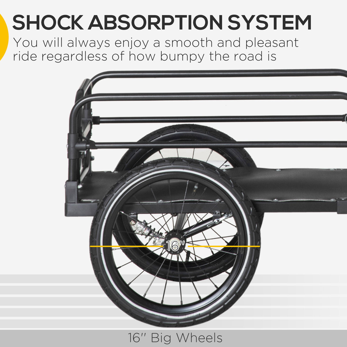 Bike Cargo Trailer – Suspension | Heavy-Duty