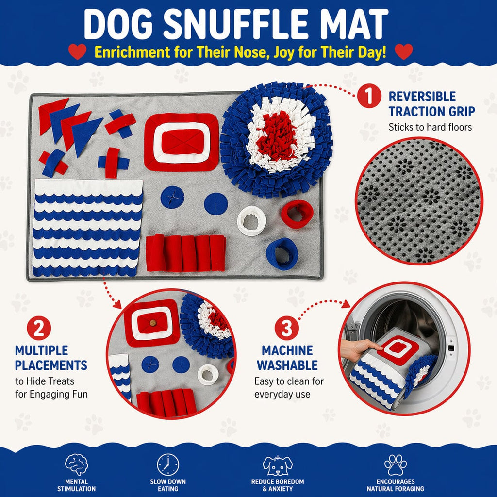 Pet Life ® 'Sniffer Snack' Interactive Feeding Pet Snuffle Mat