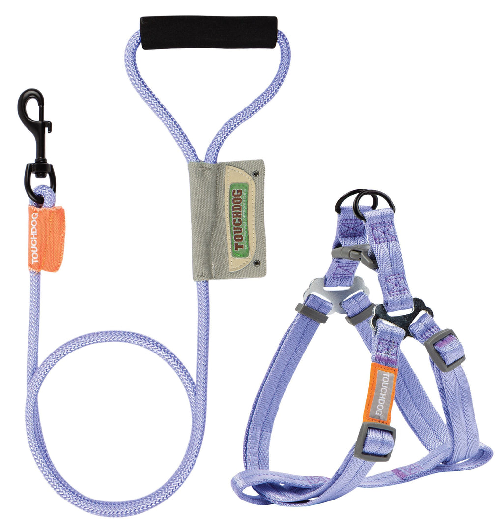 Touchdog ® 'Macaron' 2-in-1 Durable Nylon Dog Harness and Leash